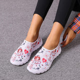 Maxbell Nurse Doctor Print Women Sneakers Cosplay Shoes Slip On 37