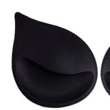 1 Pair Bra Insert Pads Enhancer Removable Breathable Sports Bikini Black