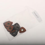 Maxbell 20pcs Badges Patch Labels Eyelets Grommets Sewing Applique Brown Triangle