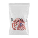 Japanese Drawstring Bag Coin Purse Lunch Bag Food Pouch Red