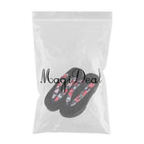Maxbell Japanese Clogs Slippers Geta Sandals Flip Flops for Men Women Black Round 40