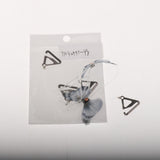 Butterfly Transparent Invisible Adjustable Shoulder Bra Straps 1.8cm Grey