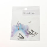 Butterfly Transparent Invisible Adjustable Shoulder Bra Straps 1.8cm Violet