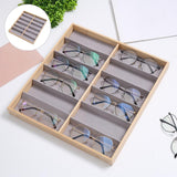 Eyeglasses Sunglasses Storage Display Tray Case Stand Holder Box 12 Slot