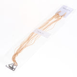 Maxbell  1 Pair Metal Tassel Adjustable Shoulder Bra Straps for Women Bra Accessories Golden Halter