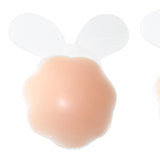 Reusable Silicone Bra Breast Lift Pasties Invisible Nipple Covers Rabbit ear