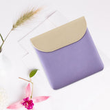 Women Portable Sanitary Towel Bag Waterproof Storage Cosmetic Cards Purple