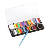 Face Body Paint Palette Party Fancy Dress 12 Colors Arts Makeup Set B