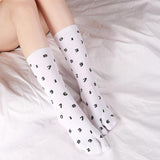 Women Sandal 2 Toe Flip Flop Socks Geta Stocking for Japanese Kimono White