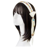 Wide Beaded Headband Women Fashion Hairband Headwear Hair Accessories White