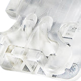 20pcs Quick Shoelace Lock Shoe Strings Cord Buckle Toggle Stopper Clear