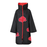 Maxbell Unisex Naruto Cosplay Costumes Cloak Akatsuki Robe Halloween Clothes  L