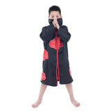 Maxbell Unisex Naruto Cosplay Costumes Cloak Akatsuki Robe Halloween Clothes  L