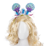 Hairband Hair Grips Seashell Halloween for Women Costume Party Accessory