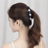 Girls Fashion Black White Petals Hair Clip Duckbill Hairpin Headwear Style 1