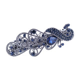 Maxbell Hair Barrette Clamp Elegant Jewelry Clip for Wedding Women  658 Blue