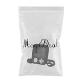 Maxbell Shoulder Bag PU Leather Zipper For School College Black