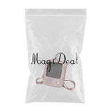 Maxbell Shoulder Bag PU Leather Zipper For School College Pink