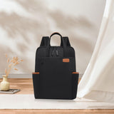 Maxbell Women Men Laptop Backpack Stylish College School Business Backpacks Black