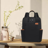 Maxbell Women Men Laptop Backpack Stylish College School Business Backpacks Black