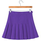 Maxbell Pleated Skirt Activewear Athletic Skorts High Waisted Deep Purple S