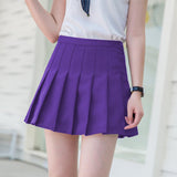 Maxbell Pleated Skirt Activewear Athletic Skorts High Waisted Deep Purple S