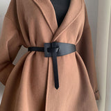 Maxbell Women's Leather Belt Dress Belts for women Coat Belt Fits Waist as described