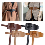 Maxbell Women's Leather Belt Dress Belts for women Coat Belt Fits Waist as described