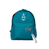 Maxbell 1x Korean Squid Game Backpack Bag Sport Bag Casual School Bag for Boy Girl Blue Multi-shape