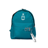 Maxbell 1x Korean Squid Game Backpack Bag Sport Bag Casual School Bag for Boy Girl Blue Multi-shape