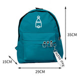Maxbell 1x Korean Squid Game Backpack Bag Sport Bag Casual School Bag for Boy Girl Blue Multi-shape