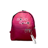 Maxbell 1x Korean Squid Game Backpack Bag Sport Bag Casual School Bag for Boy Girl Pink