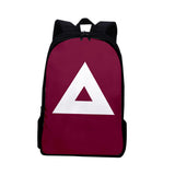 Maxbell Tv Korean Squid Game Backpack Bag Sport Bag Casual School Bag for Boy Girl Triangle