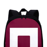 Maxbell Tv Korean Squid Game Backpack Bag Sport Bag Casual School Bag for Boy Girl Square