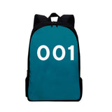 Maxbell Tv Korean Squid Game Backpack Bag Sport Bag Casual School Bag for Boy Girl 001