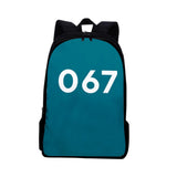 Maxbell Tv Korean Squid Game Backpack Bag Sport Bag Casual School Bag for Boy Girl 067