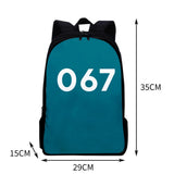 Maxbell Tv Korean Squid Game Backpack Bag Sport Bag Casual School Bag for Boy Girl 067