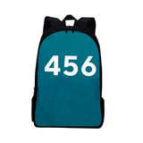 Maxbell Tv Korean Squid Game Backpack Bag Sport Bag Casual School Bag for Boy Girl 456