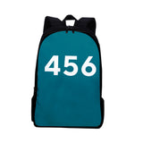 Maxbell Tv Korean Squid Game Backpack Bag Sport Bag Casual School Bag for Boy Girl 456