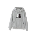 Maxbell Women Long Sleeve Hoodie Trendy Casual Hooded Tops Pullover Grey S