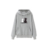 Maxbell Women Long Sleeve Hoodie Trendy Casual Hooded Tops Pullover Grey S