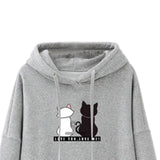 Maxbell Women Long Sleeve Hoodie Trendy Casual Hooded Tops Pullover Grey S