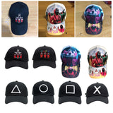 Maxbell Squid Game Baseball Hat Caps Adjustable Snapback Hat Embroidery 1