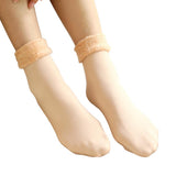 Maxbell Winter Warm Thick Socks Snow Boots Thermal Socks Velvet Sleeping Socks Skin