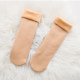 Maxbell Winter Warm Thick Socks Snow Boots Thermal Socks Velvet Sleeping Socks Skin