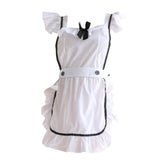 Maxbell Maid Apron Lingerie Uniform Cosplay Costume for Women Gift No knee socks