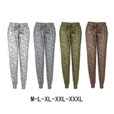Maxbell Womens Lounge Pants Elastic Waist Lightweight Casual Workout Loose Sweatpant White M