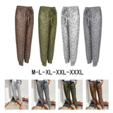 Maxbell Womens Lounge Pants Elastic Waist Lightweight Casual Workout Loose Sweatpant White M
