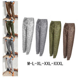 Maxbell Womens Lounge Pants Elastic Waist Lightweight Casual Workout Loose Sweatpant White M