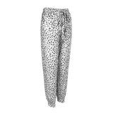 Maxbell Womens Lounge Pants Elastic Waist Lightweight Casual Workout Loose Sweatpant White M